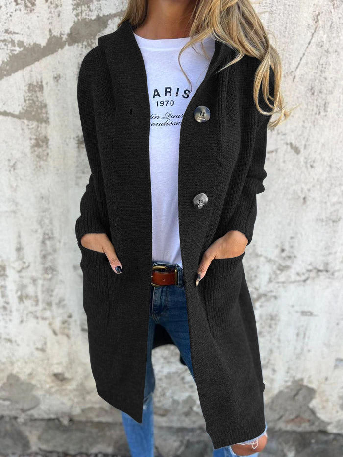 Alina™ | Elegant Long Knit Cardigan