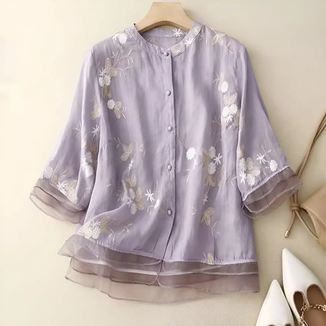 Louise™ | Lightweight Cotton Blouse