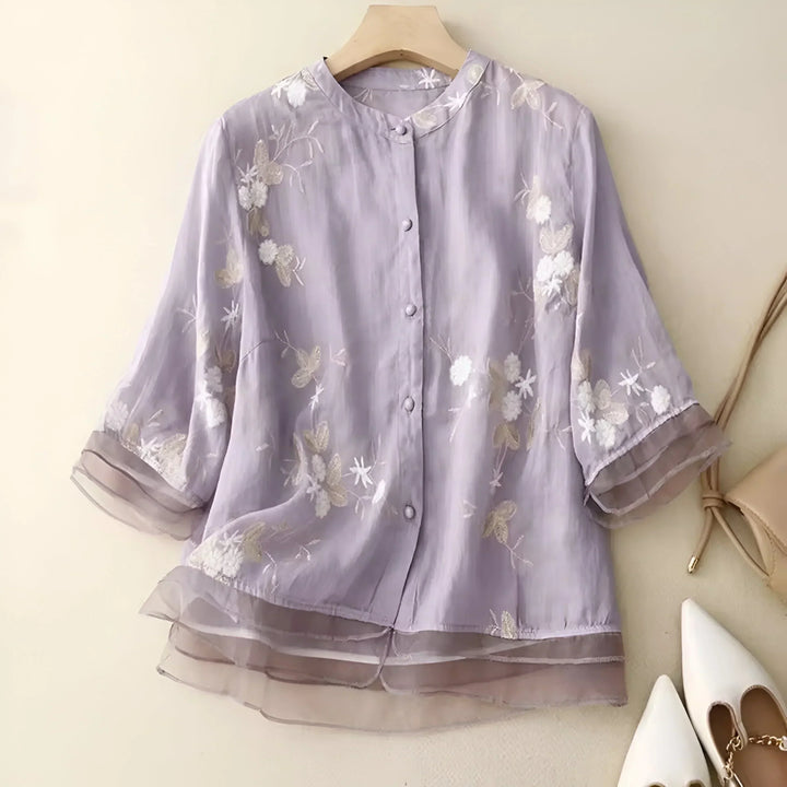 Louise™ | Lightweight Cotton Blouse