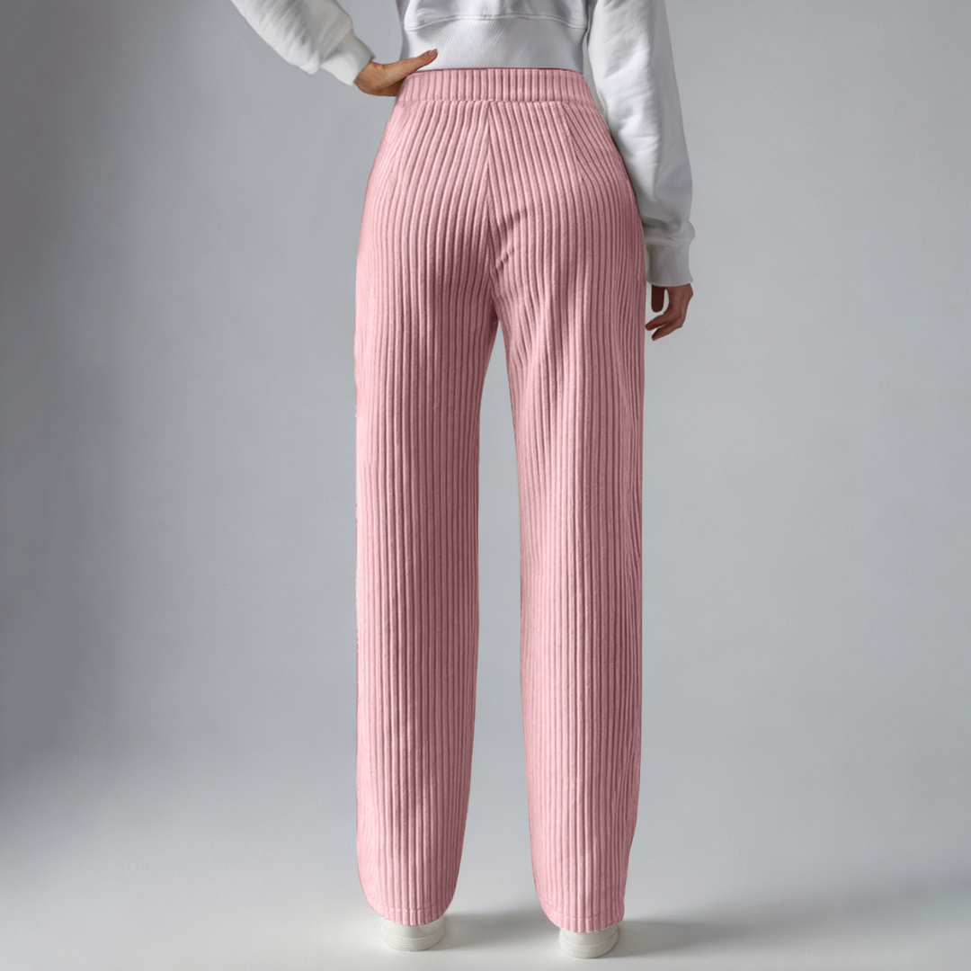 Everly - Rib-Knit Sweatpants