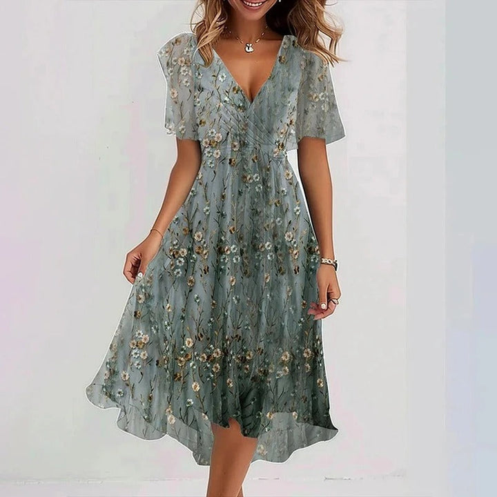 Catrin - Elegant Colourful Dress