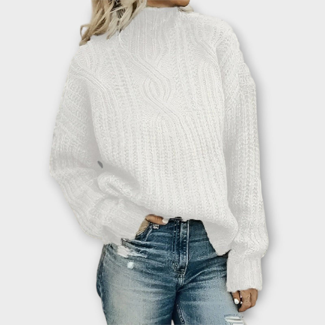 Tiffany™ - Stylish High Neck Winter Sweater