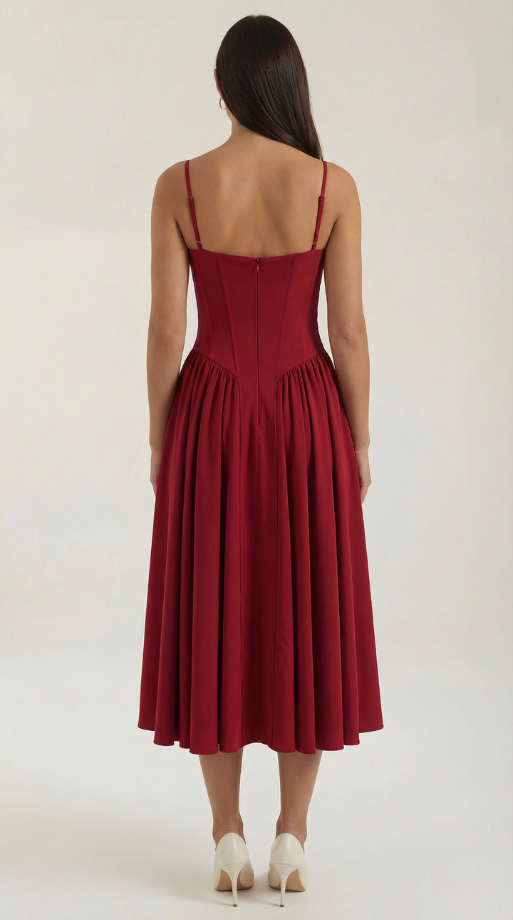 Ophelia – Romantic Cottage-Core Midi Dress