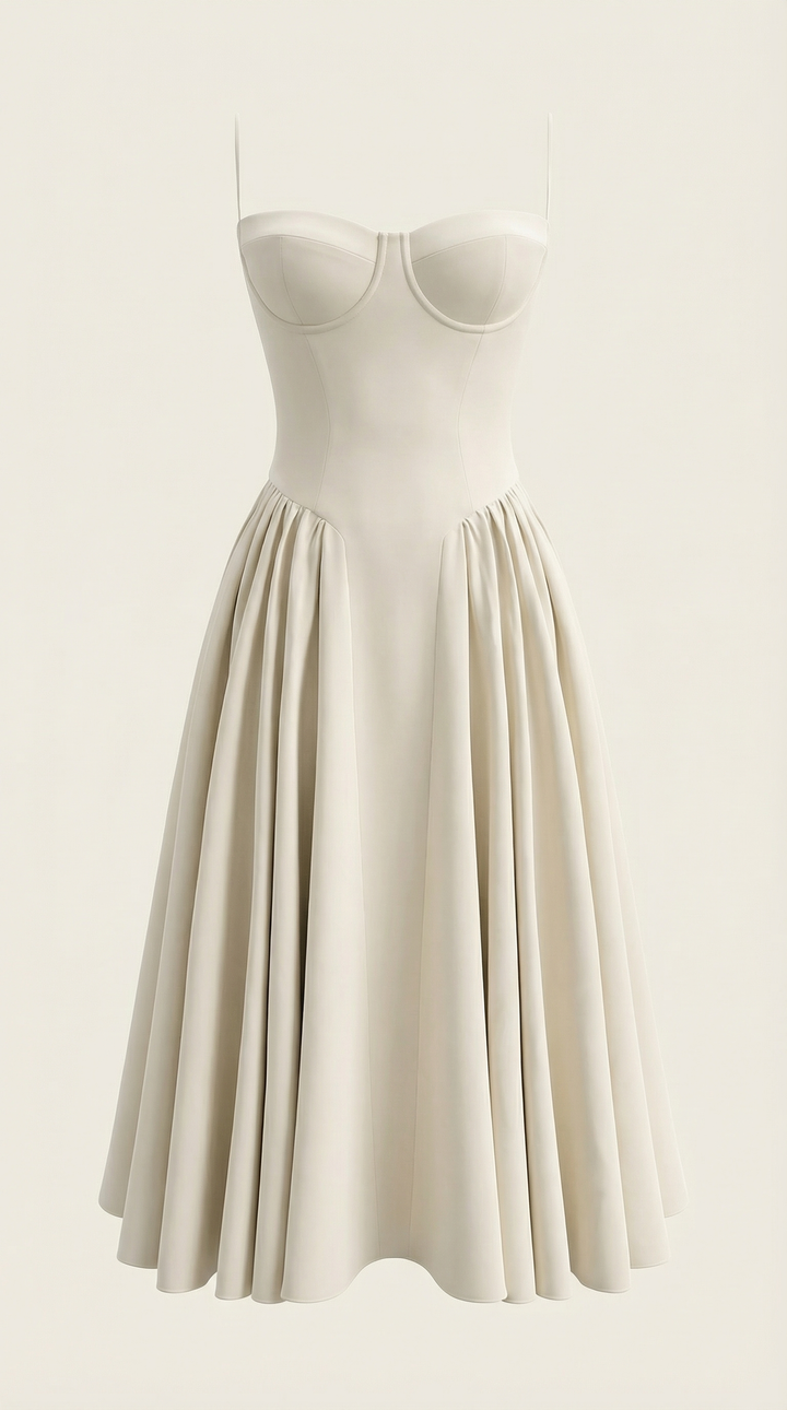 Ophelia – Romantic Cottage-Core Midi Dress